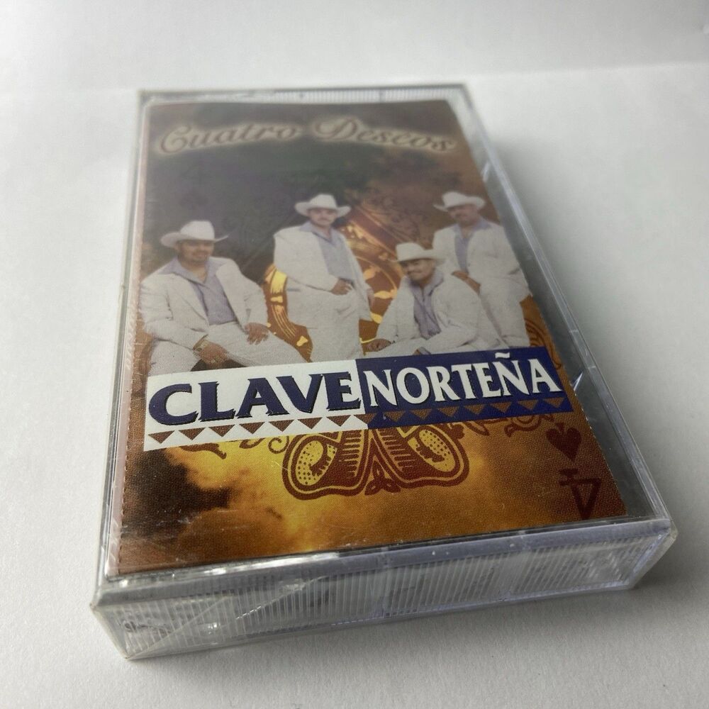 Clave Nortena Guatro Deseos Cassette Tape Latin 2000 Y2k